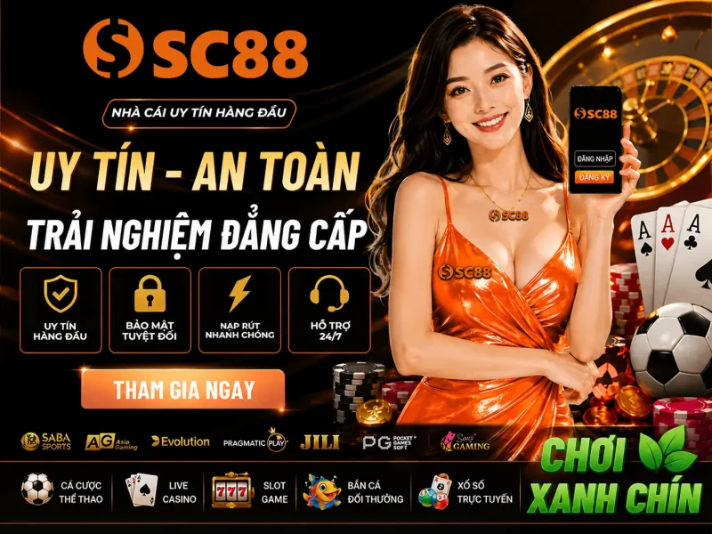 SC88 là sân chơi giải trí trực tuyến uy tín hàng đầu